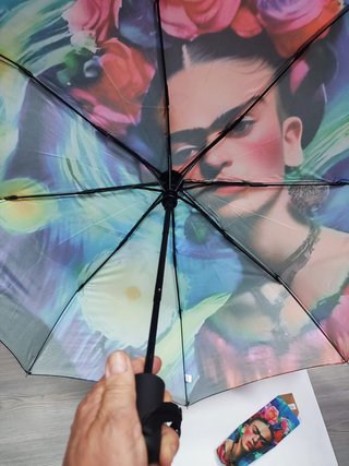 Ombrello Frida Kahlo con apertura a scatto nuovo