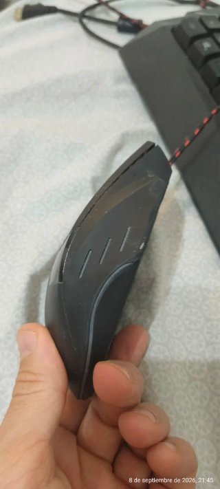 Ratón y Teclado Gaming Negro/Rojo
