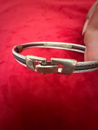 Bracciale Uomo Rigido Oro Argento