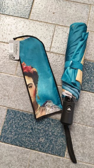 Ombrello Frida Kahlo con apertura a scatto nuovo