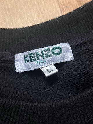 Sudadera Kenzo Negra con Tigre