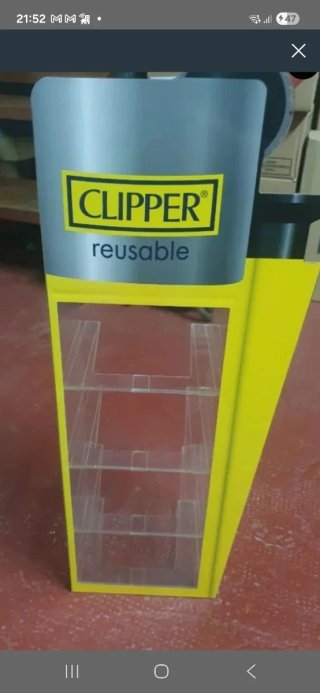 Expositor Clipper Metacrilato Mechero