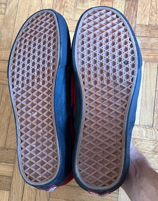 Mocasines Vans Ante Rojos Skate