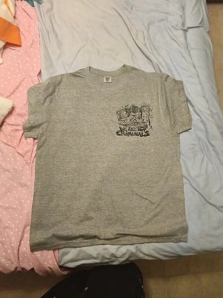 Camiseta We Are Not Criminals Talla XL