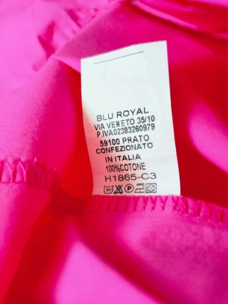 Vestido rosa / fucsia con volantes