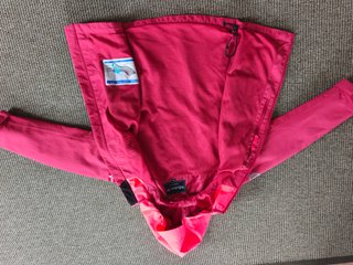 Chaqueta Trollkids impermeable rosa