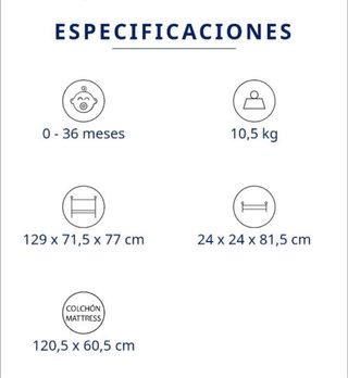 Cuna de viaje Jané Duo Level Toys