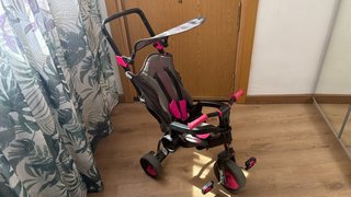 Triciclo evolutivo rosa