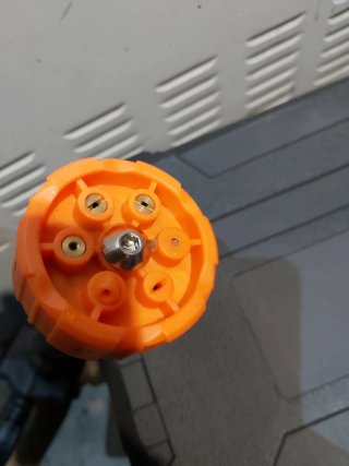 Pistola de presión a batería