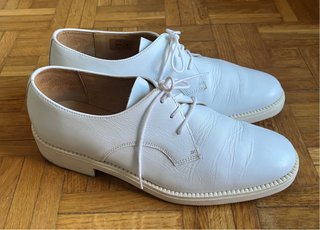 Zapatos Oxford Kleman Blancos Vintage