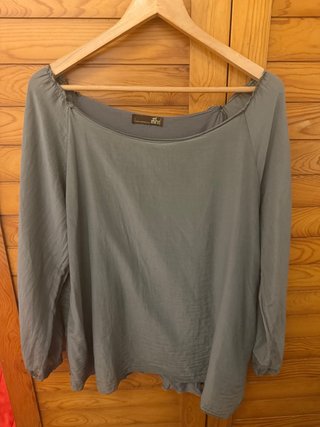 Blusa fluida de seda mhs