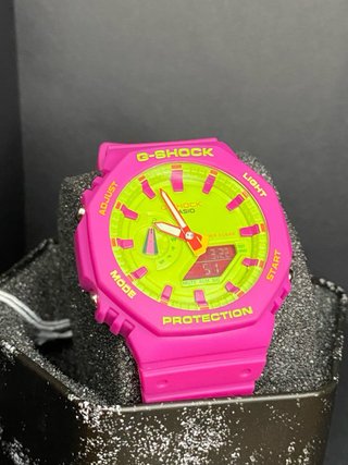 Reloj Casio G-Shock Rosa y Verde