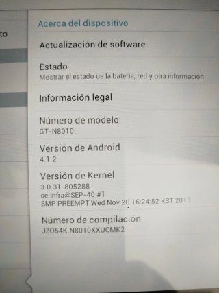 Samsung GT-N8010 10.1 Tablet Galaxy Note