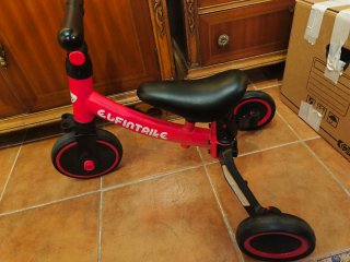 Bici de iniciación infantil Elfinbike roja