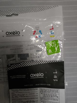 Protecciones Oxelo Patinaje Talla XS