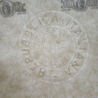 Foglio Contratti di Borsa 1989 filigrana filati