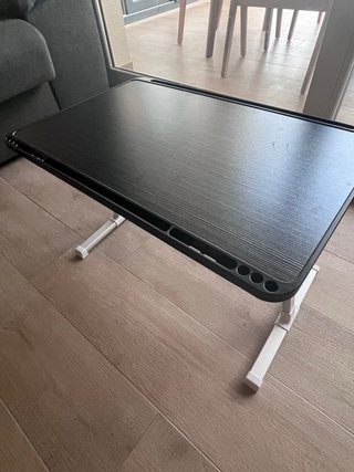 Mesa portátil plegable negra