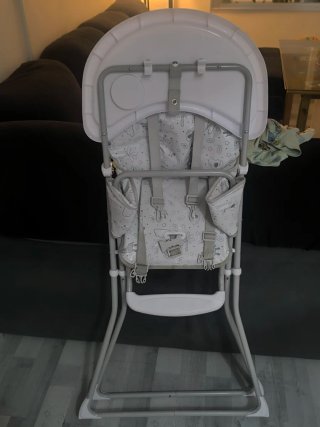 Trona de bebé con cojín estampado