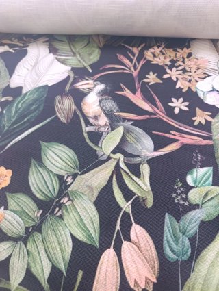 Tela Canvas Estampado Tropical