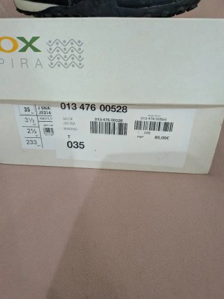 Zapatos Geox Talla 35