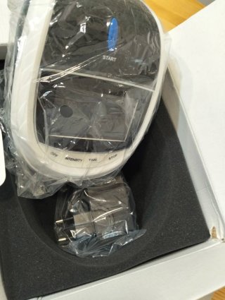 Aparato laser para masaje terapéutico de rodilla