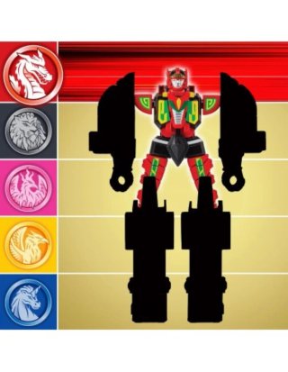 Mighty Morphin Power Ranger Red Dragon Thunderzord