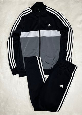 Chándal Adidas Negro, Gris y blanco