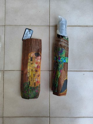 Ombrello Il bacio di Gustav Klimt + ritratto nuovo