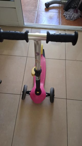 Patinete 3 Ruedas Niña Rosa