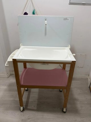 Cambiador bebé bañera rosa PRECIO NEGOCIABLE