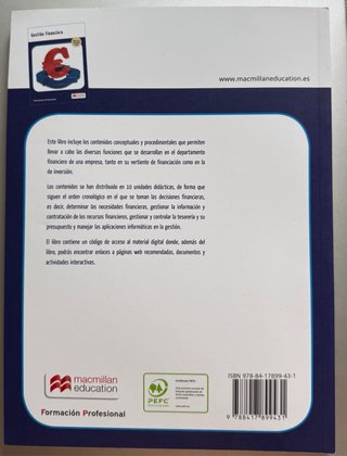 Gestión Financiera. Grado Superior