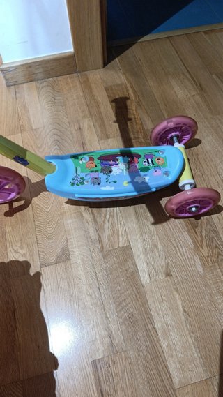 Patinete Peppa Pig 3 Ruedas Luces