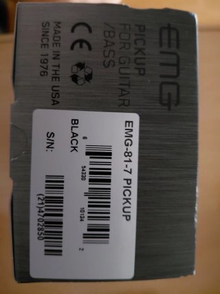 Pastilla EMG 81-7 Guitarra 7 Cuerdas Activa