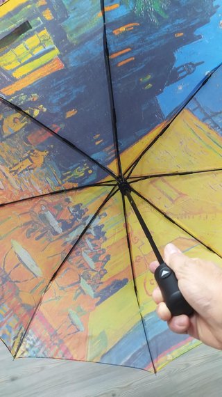 Ombrello Terrazza sul caffè la sera di Van Gogh