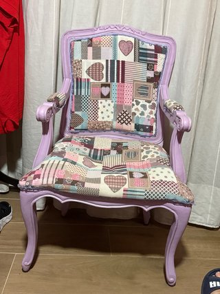 Silla Barroca Patchwork Multicolor