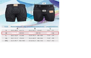 Pantalones Cortos Esquí Acolchados BenKen Talla M