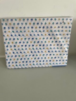 Completo Lenzuola Matrimoniale Pois Cotone 100%