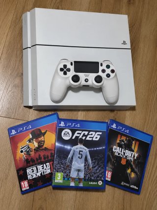 PS4 Blanca 500GB + Mando + Juegos