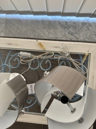 Coppia lumi design vetro design