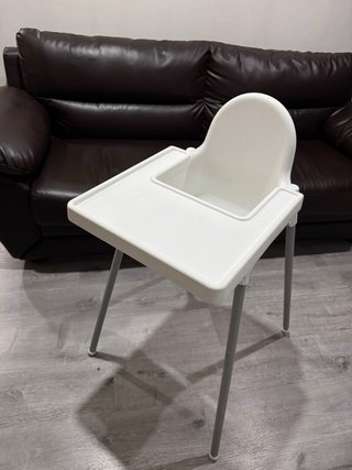 Silla bebé IKEA blanca sin cinturón