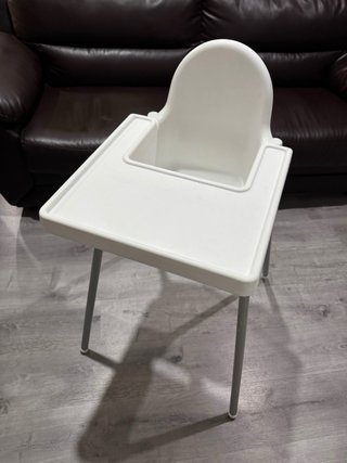 Silla bebé IKEA blanca sin cinturón