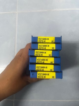 6 cajas Plaquitas o insertos de Torno KORLOY