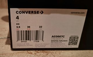 Converse Blancas Talla 36