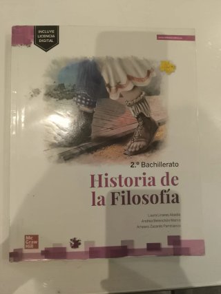 Historia de la filosofía, 2 Bachillerato