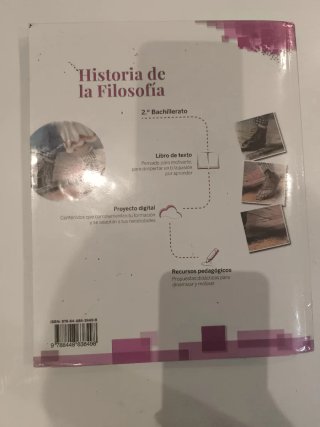 Historia de la filosofía, 2 Bachillerato