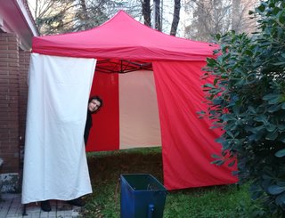 Carpa plegable medieval