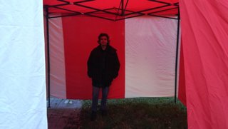 Carpa plegable medieval