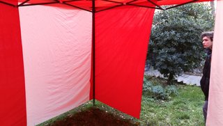 Carpa plegable medieval