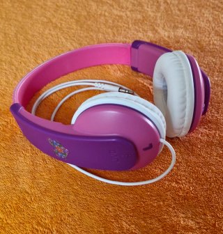Auriculares JVC niña rosa y morado