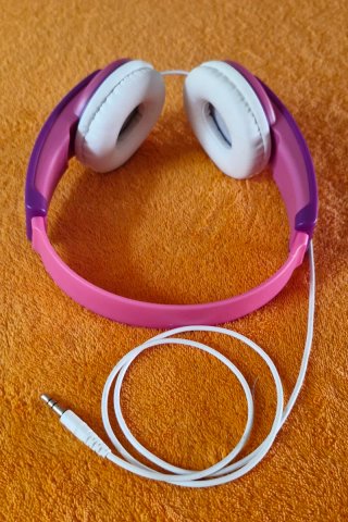 Auriculares JVC niña rosa y morado